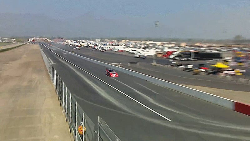 NHRA Driver's Parachutes Fail To Deploy At 307 MPH, Sending Him Plowing Into Safety Net