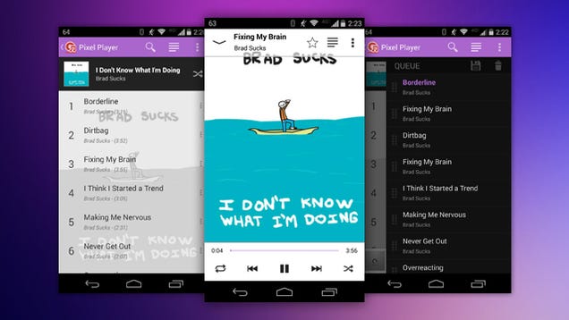 Pixel Player is a Highly Customizable Player for Local Music