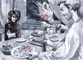 Concept art from the Sandman movie that never was