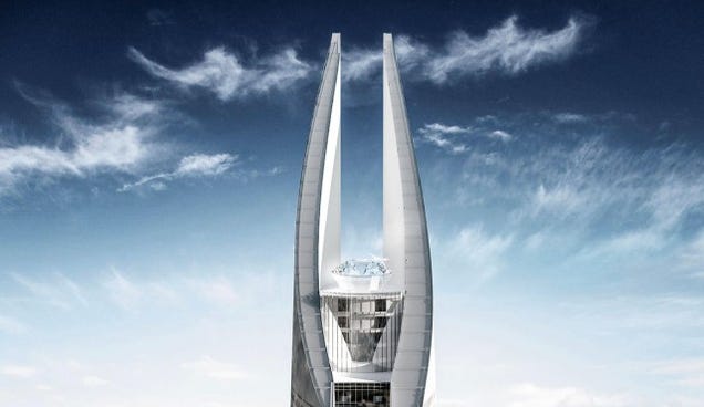 Someone wants to build a futuristic version of Sauron's tower in Africa