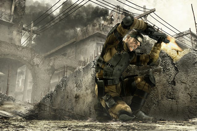 A StarCraft II Marine Won't Shoot Monsters This Pretty