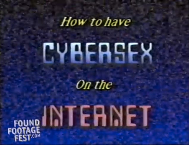 1997 Explains "How To Cybersex" In Glorious, NSFW Instructional Video