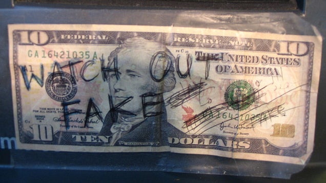 how make counterfeit money at home