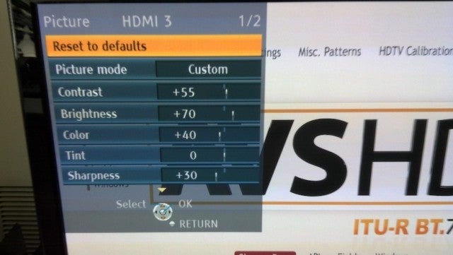 can i calibrate a 4k tv with the blu-ray tv calibration disc