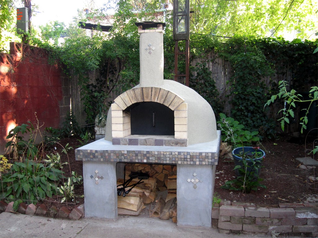 oven pizza wood fired build backyard brick outdoor ovens building burning fire diy outside own bread pompeii kits built yard