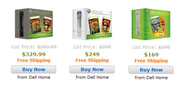 Dealzmodo: $70 Off Xbox 360 Elite Bundle at Dell, Other Bundles Cheap Too