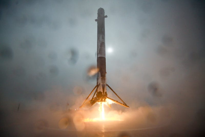 SpaceX's Rocket Didn't Quite Stick Its Barge Landing