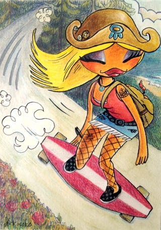 Geek girls paint geek icons, and the results will make you smile