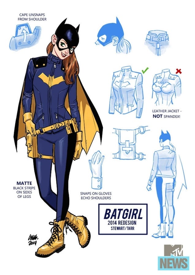 batgirl's new costume