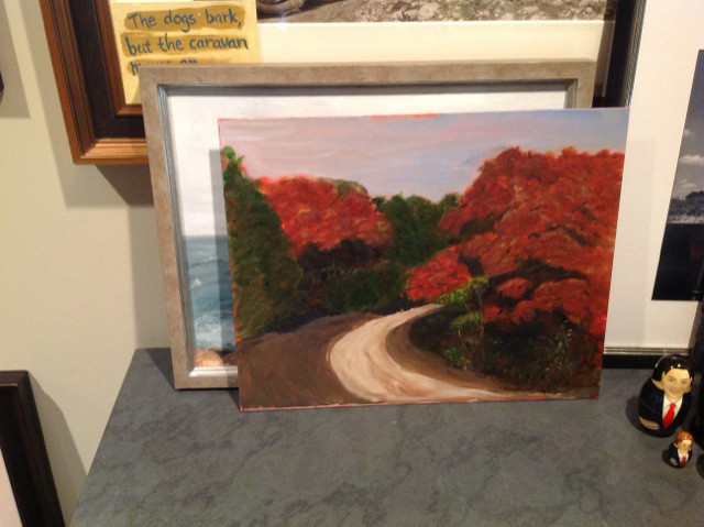 A Watermelon, a Golf Course, a Horse, and Monstrous Dogs: 12 New Paintings from George W. Bush