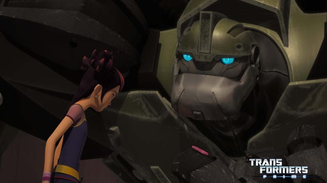 Optimus Prime turns out to have impeccable comic timing