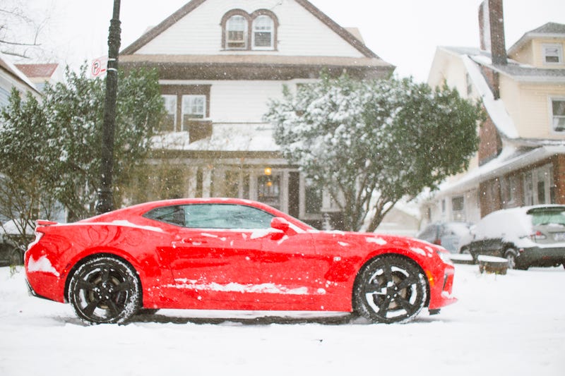 A 455 Horsepower V8 Camaro On Snow Tires Is The Best Worst Blizzard Car Ever