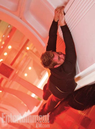 New Star Trek images surround Benedict Cumberbatch with red shirts... uh oh