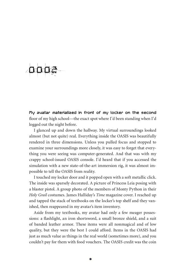 Read the first two chapters of Ernest Cline's new novel, Ready Player One