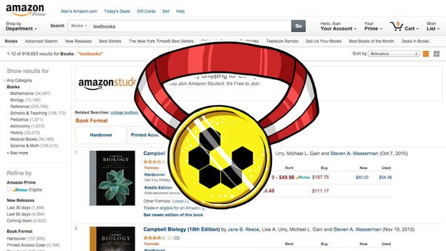 Most Popular Site to Buy Cheap Textbooks: Amazon