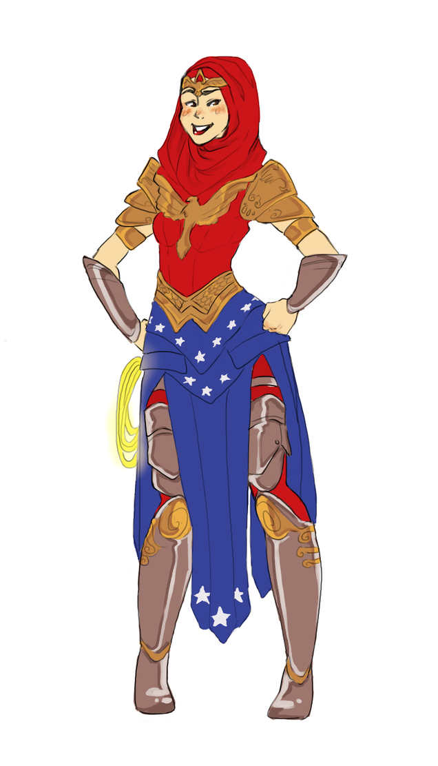 Muslim Wonder Woman Redesign Puts Diana In A Headscarf