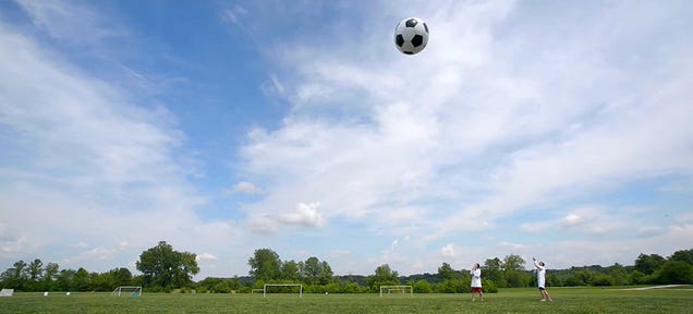 The World Cup should be played with 6-foot helium-filled soccer balls