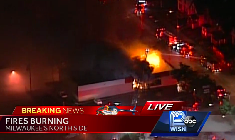 Cops and Protesters Clash in Milwaukee After Fatal Shooting by Police