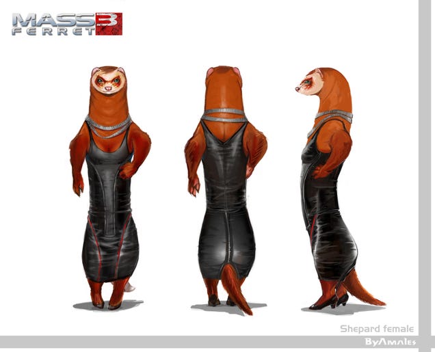 Ferrets as Famous Video Game Characters. It's Way Better Than You Think.
