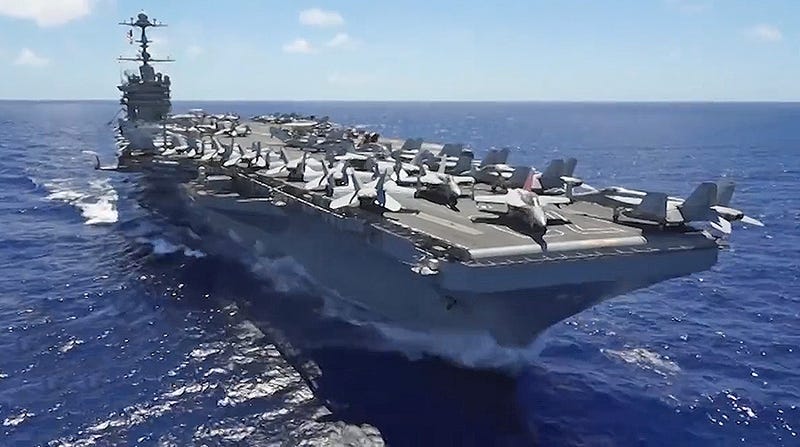 Check Out This Sweeping 360 View Of The USS George Washington While Out To Sea
