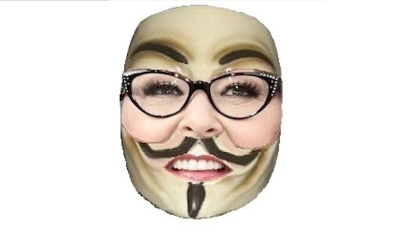 Why is Roseanne Barr Aligning Herself with Anonymous and Calling Herself "Rononomous?"