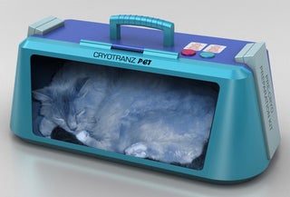 Keep Your Pets Frozen for Cryogenic Travel