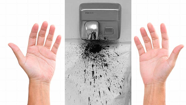 This Is How Hand Dryers Spread Bacteria