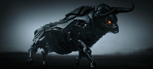 This impressive CGI bull is the coolest thing I've seen today