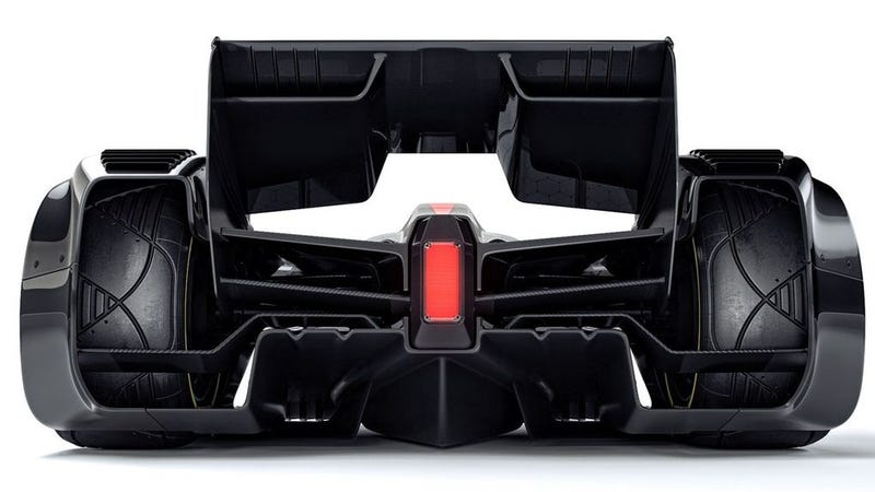 McLaren MP4-X, un concepto de Fórmula 1 a medio camino entre el batmóvil y un avión de caza
