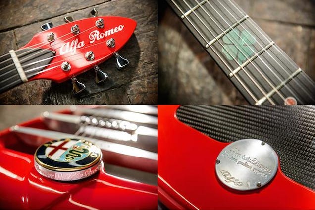 For $6,800 You Can Now Own A Custom Alfa Romeo Guitar