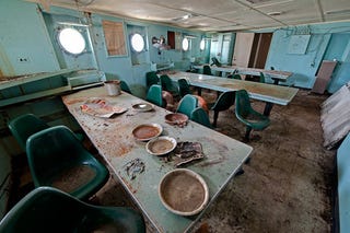 A fleet of Navy ghost ships, right out of the Bermuda Triangle