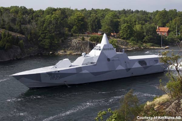 Swedish Visby Class Corvette Is First Operational Stealth Ship In The World