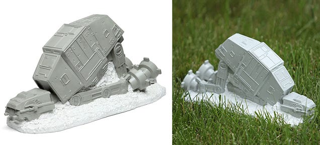 Skip the Gnome and Put a Fallen AT-AT On Your Lawn