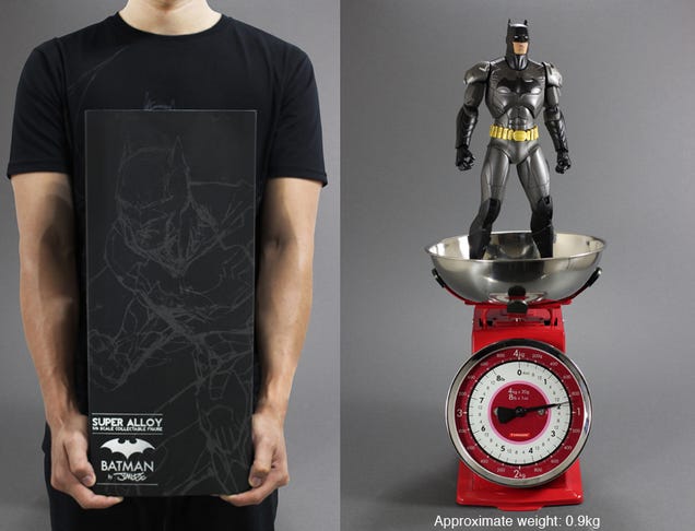 I'm in Love With a Giant Batman Figure That's Made Out of Metal