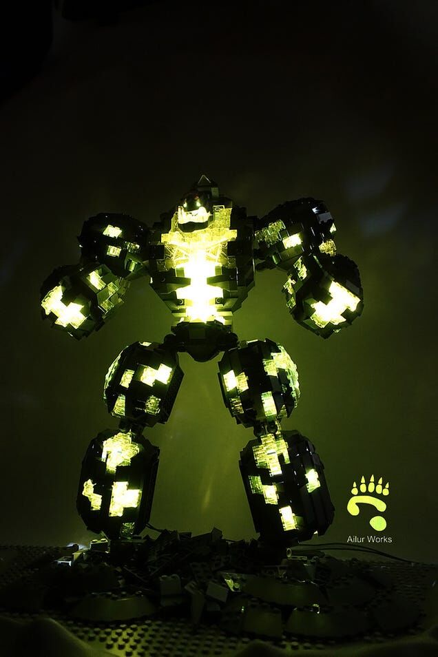 This Lego Warcraft Monster Could Actually Double As A Demonic Lamp