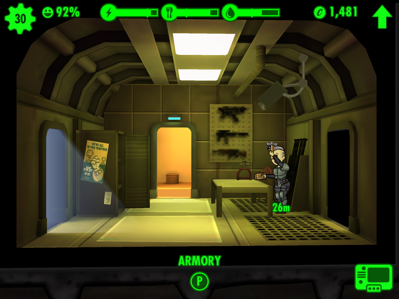 fallout shelter room sized