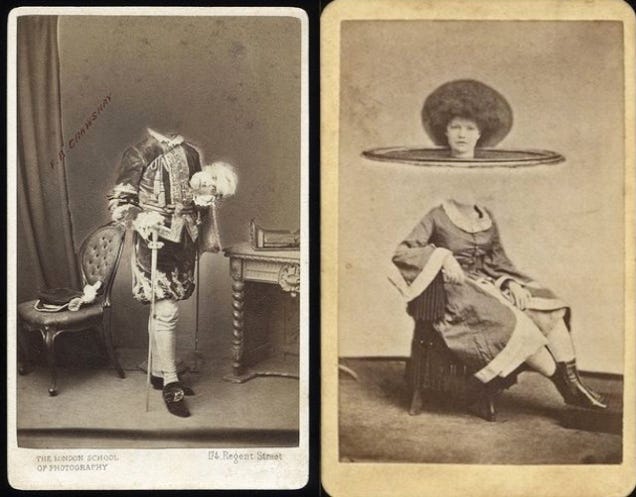 The Creepiest Headless Portraits from the Victorian Era
