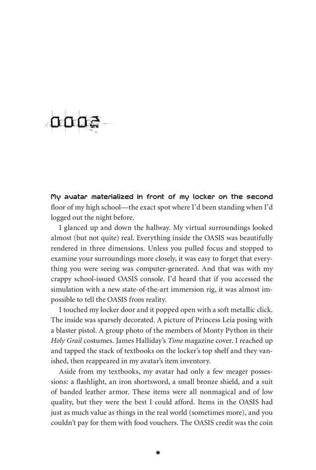 Read the first two chapters of Ernest Cline's new novel, Ready Player One