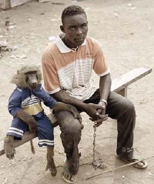 UTA Riles Some With Its 'Black Boy Chained To Monkey' Lobby Portrait