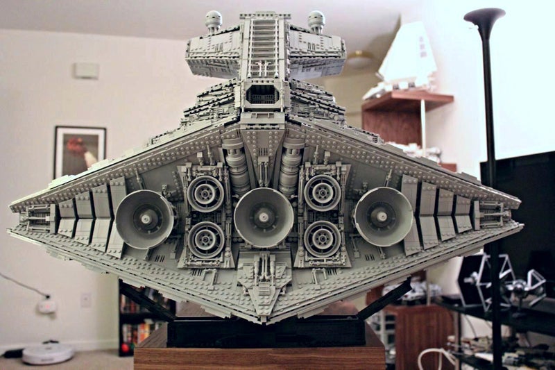 Custom Lego Star Destroyer Is So Huge It Has A Three Level