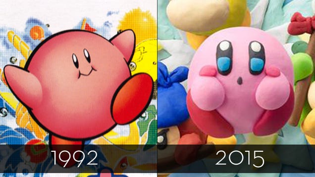 He's Just A Pink Blob, But Kirby Sure Has Changed Over The Years
