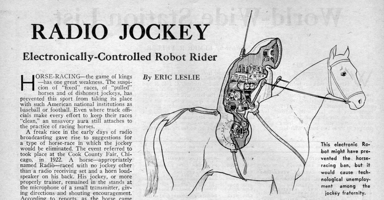 The 1940s Plan to Replace Jockeys with Robots