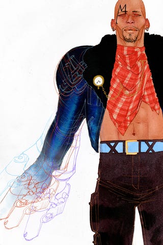 Zany X-Men fashions turn Magneto into a preening popinjay