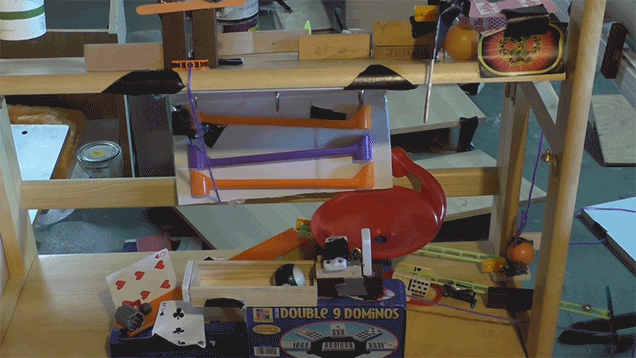 This Chaotic Rube Goldberg Machine Is the Most Complicated Way to Get a Soda