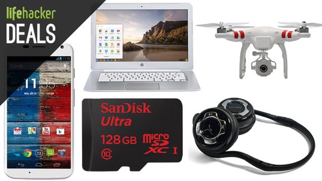 The Biggest MicroSD Card on Sale, 4G Chromebook, $5 Amazon Credit