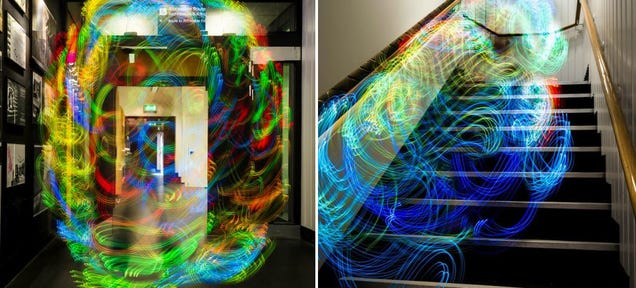These Light Paintings Show How Wi-Fi Swirls and Shifts Around You