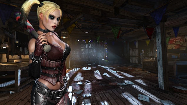 Concept art shows the disturbing evolution of Batman: Arkham City's Harley Quinn