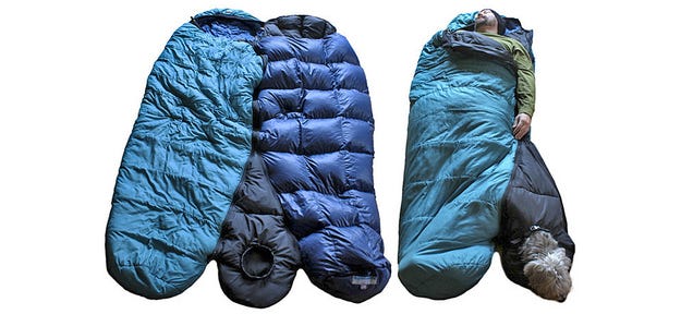 A Sleeping Bag Add-on That Gives Your Dog a Warm Spot to Snooze