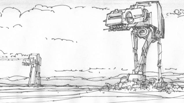Unseen Empire Strikes Back Storyboards Detailing the Battle of Hoth!