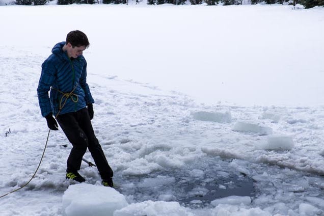 We Tested Waterproof Down By Jumping in a Frozen Lake